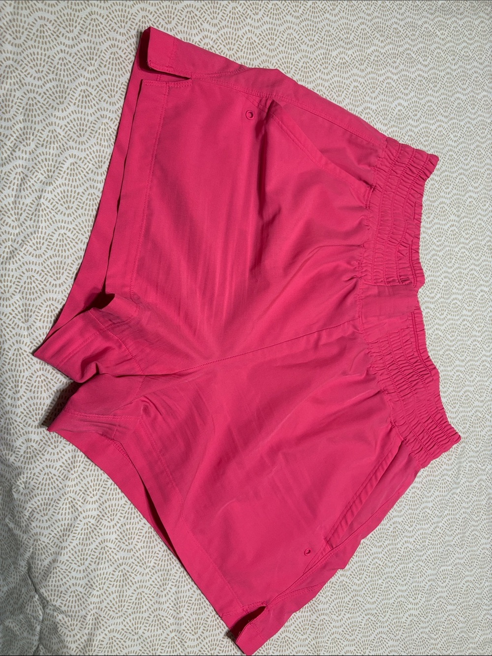 Old Navy Bright Pink Athletic Elastic-Waist Shorts